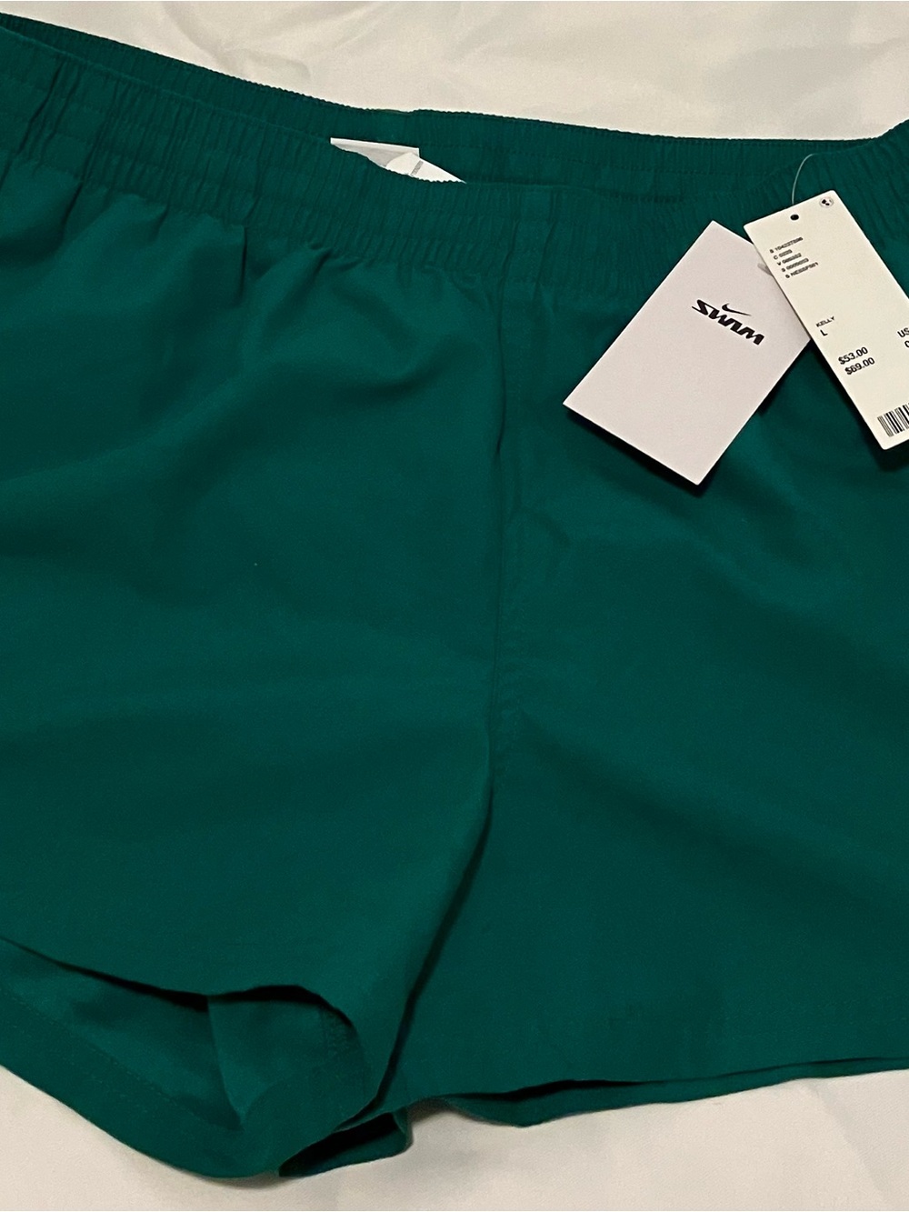 Men’s  Nike Swim Shorts Never Worn Tags On Size L